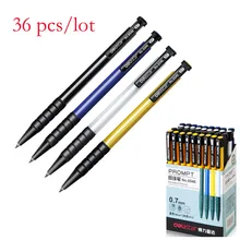 36 шт./партия шариковая ручка с синими чернилами 0,7 мм классические офисные аксессуары ручки канцелярские принадлежности canetas Escolar материалы для школы 6269