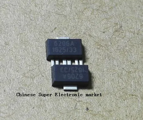 

50PCS XC6206P332PR XC6206P 3.3V SOT89