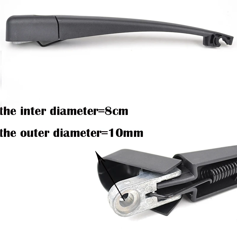 Erick delle Tergicristallo 12 "della Lama del Tergicristallo Posteriore e Braccio Set Kit Per Hyundai Gran i10 IA BA 2013 2014 2016 2017 2018 Parabrezza Parabrezza