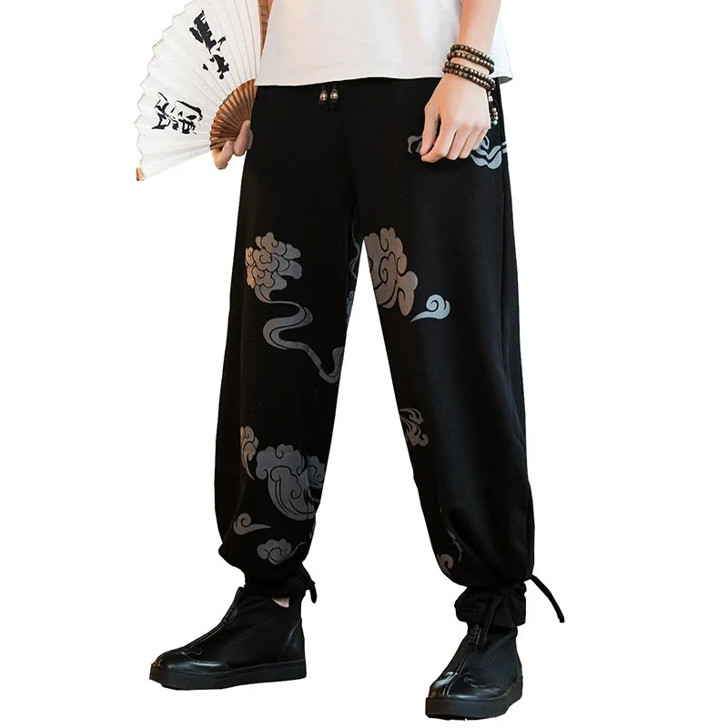 Традиционная китайская одежда для мужчин повседневные брюки китайский рынок интернет мужские брюки Горячая Распродажа повседневные брюки TA009 - Цвет: 1