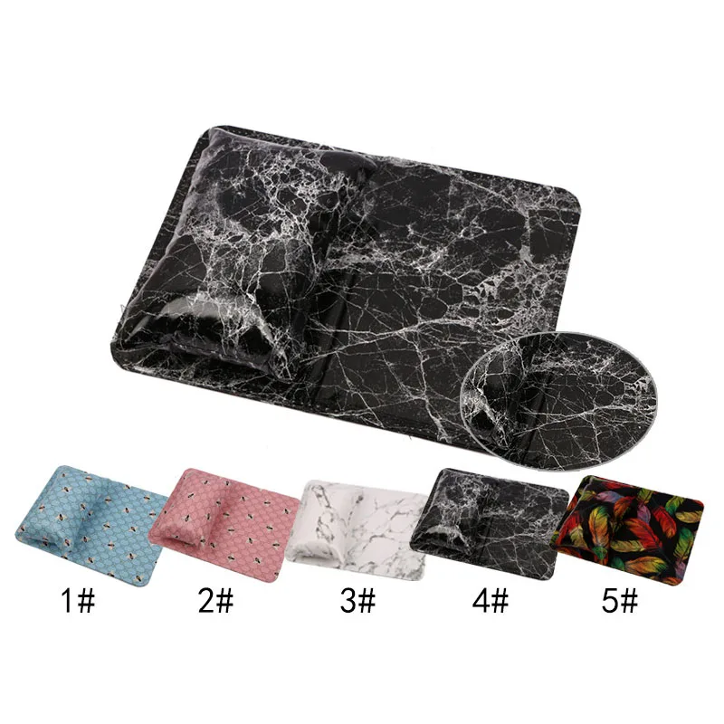 

Nail Art Pillow PU Leather Hand Rest Cushion with Folding Pad for Manicure Nail For Manicure Accessoires Tools