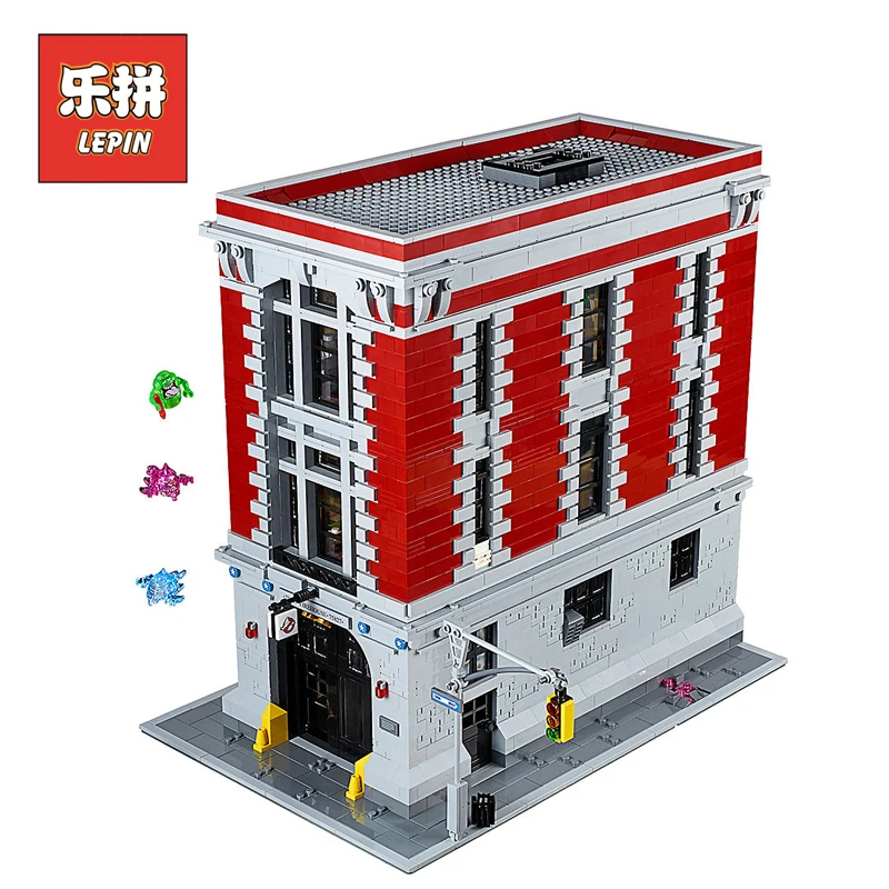 

lepin 16001 Creative set the Firehouse Headquarters Compatible Legoinglys Movie 75827 Building Blocks Bricks Children Toys