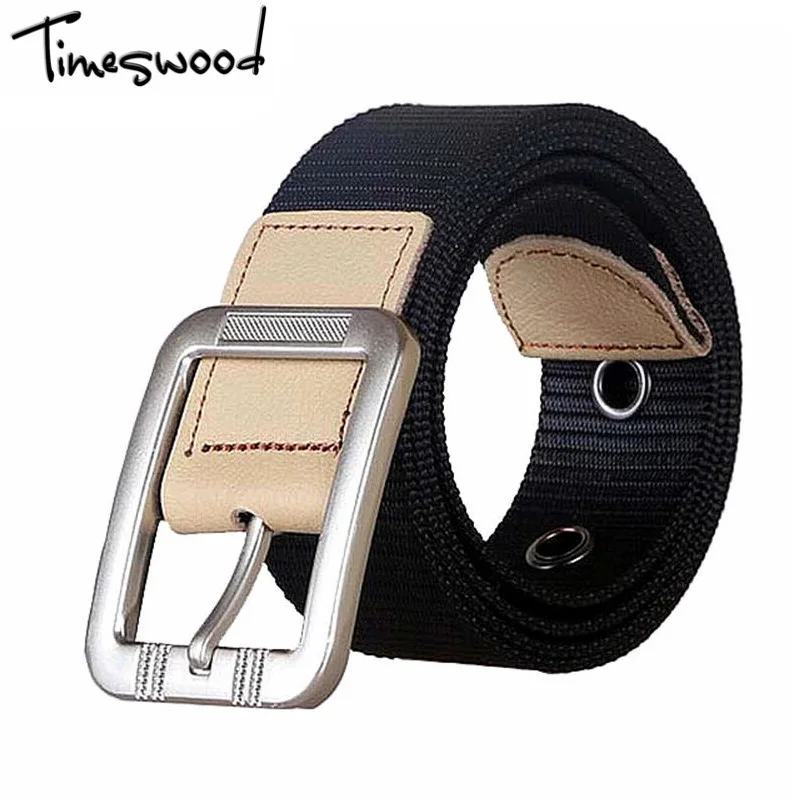 TIMESWOOD Brand 100cm125cm Length Unisex Waist Belt Thicken Men Canvas