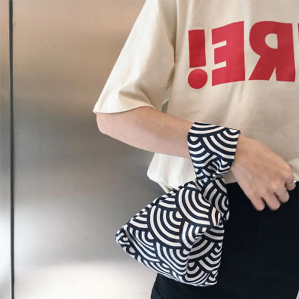 1 шт. изящная новая ручная сумка в японском стиле маленький кошелек модные вместительные сумки портативный хлопковый льняной мешок для покупок Размер: 33*23 см