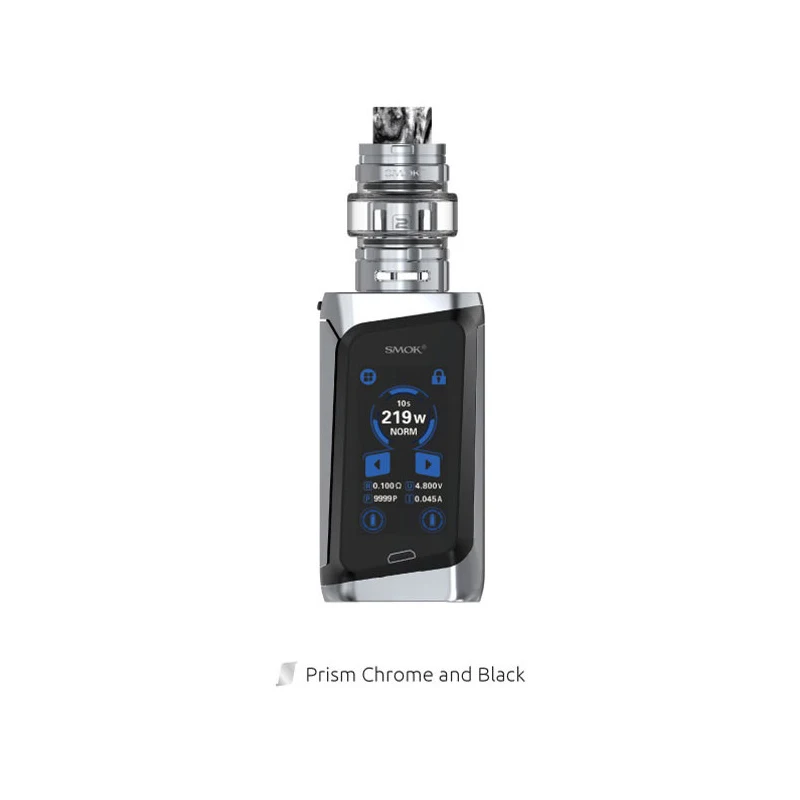 SMOK Morph комплект 219 Вт Morph Box MOD 6 мл TF бак 1,9 дюймов сенсорный экран электронные сигареты Vape с TF баком BF-Mesh катушка - Цвет: Prism Chrome Black