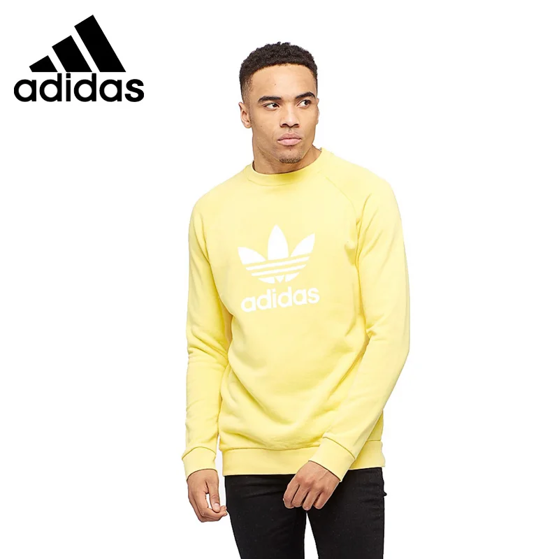 

Original New Arrival 2018 Adidas Originals Trefoil Crew Men's Pullover Jerseys Sportswear