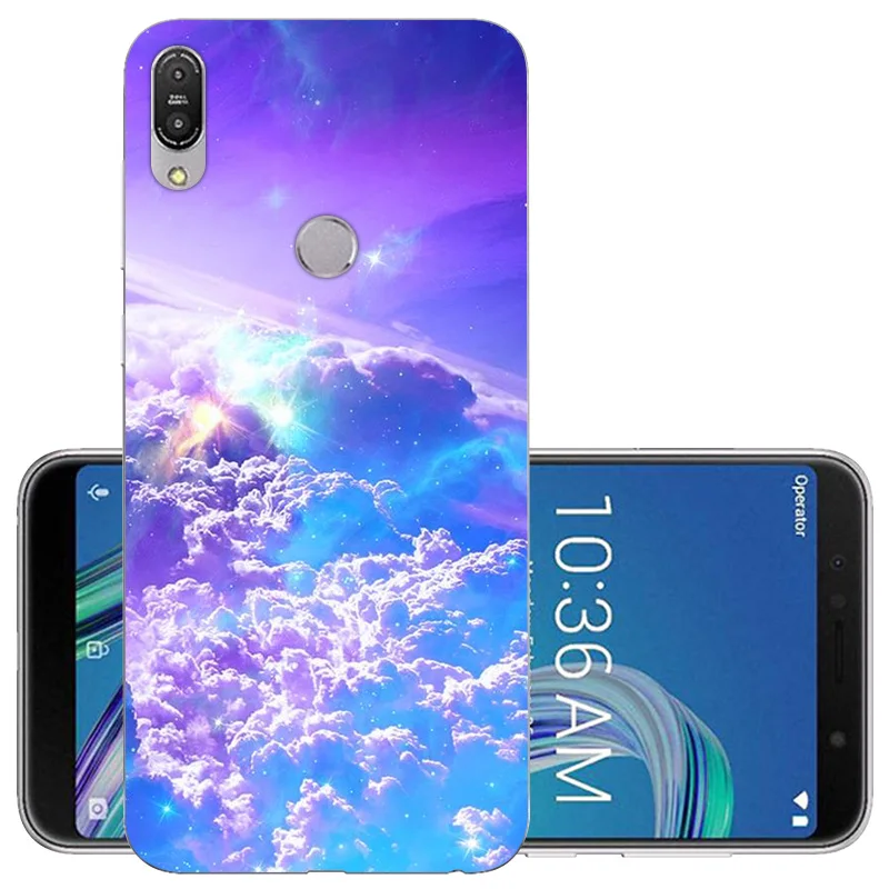 Чехол для ASUS Zenfone Max Pro M1 ZB601KL ZB602KL, Мягкий Силиконовый Чехол Для Zenfone Max Pro M1 ZB602KL, чехол для задней панели телефона - Цвет: Z1