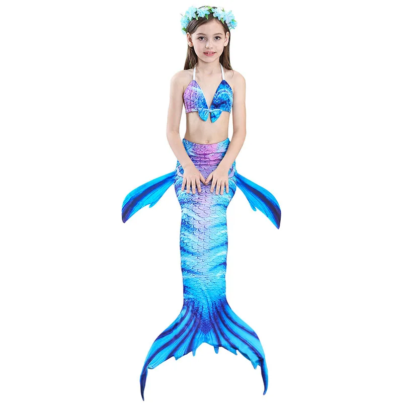 girls mermaid tail swimwear 1-2