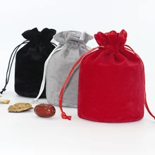 3 шт./лот 9*14,5 см Высокое качество косметическая бархатная сумочка с логотипом напечатанные Маленькие Атласные со шнурком подарочные пакеты Духи упаковочные мешки для вина