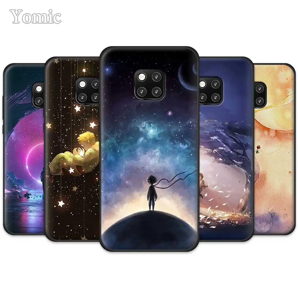 

Little Prince Watercolor Art for Huawei Mate 20 Pro 10 20 Lite P20 P30 Pro Honor 20 Lite 20 Pro Silicone Mobile Phone Case Cover