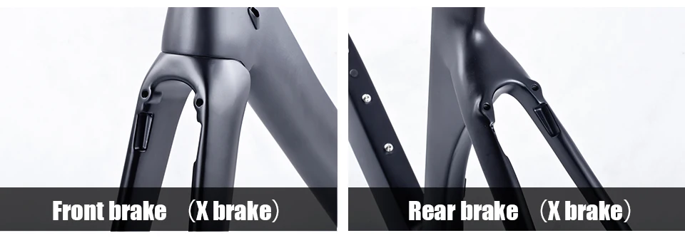 Excellent Tideace X brake full carbon racing frame road bike frames bike frameset 45/48/50/52/54/56cm carbon bicycle frame 8