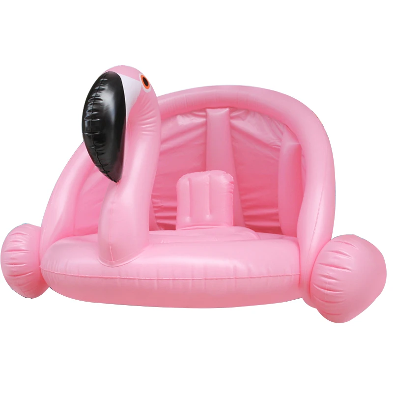YUYU детский бассейн поплавок с тентом надувной фламинго Лебедь поплавок детское сиденье лодка летний водный игровой бассейн плавательный круг