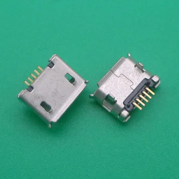 

100x New high quality Micro USB Connector Jack Female Type 5Pin SMT Tail Charging socket PCB Board