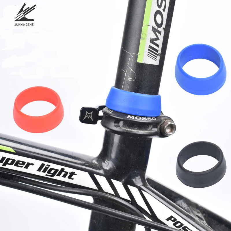 

Mountain Bike Seat Post Rubber Ring Dust Cover Cycling Silicone Waterproof Bicycle Seatpost Protective Case bicycle accessories