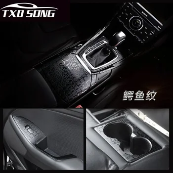 

60X152CM(24"X60")/Lot Premium quality Crocodile Vinyl Sticker With air channels Crocodile Leather Vinyl Wrap film for Car wrap