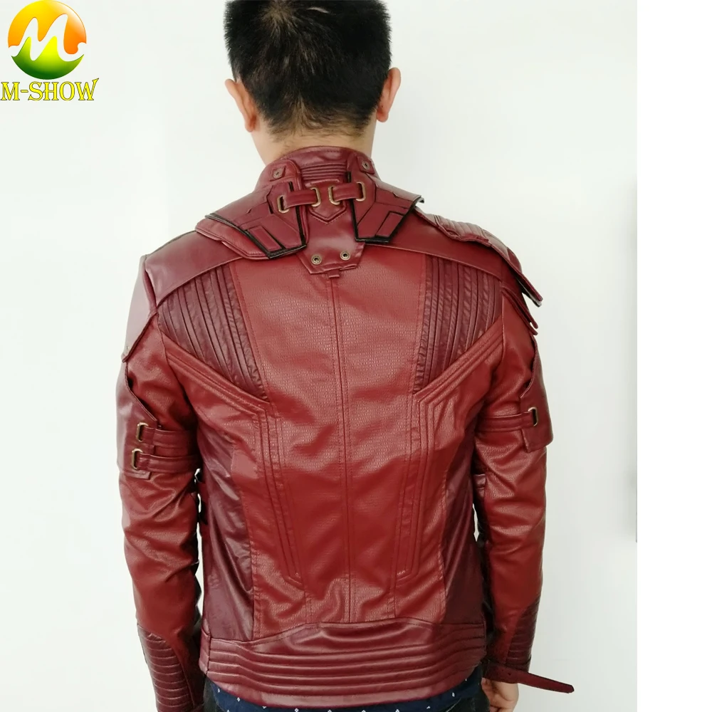 Chaqueta Star Lord Guardians of The Galaxy 2 Star Lord, карнавальный костюм, кожаное пальто для косплея, куртка на Хэллоуин для мужчин, на заказ