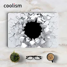 3D Broken Wall Laptop Skin for Apple Macbook Decal Pro Air Retina 11 12 13 15 inch Mac Book Full Cover Protective Skin Sticker