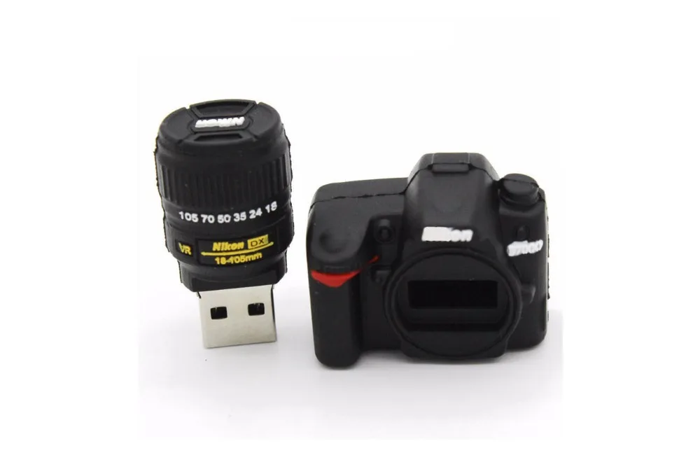 SHANDIAN USB 3,0 USB флешка Nikon камера Мультфильм Креативный U диск 4 ГБ 8 ГБ 16 ГБ 32 ГБ 64 ГБ USB 3,0 высокоскоростной флеш-накопитель