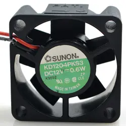SUNON 4 см 4020 12V 0,6 W KD1204PKS3 2-проводное Охлаждение вентилятором