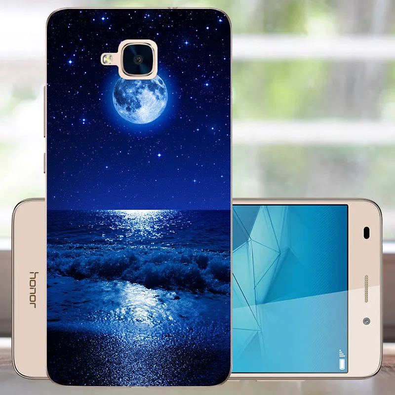 Чехол для Huawei Honor 5C FANATU мягкий силиконовый чехол накладка с рисунком в евро версии