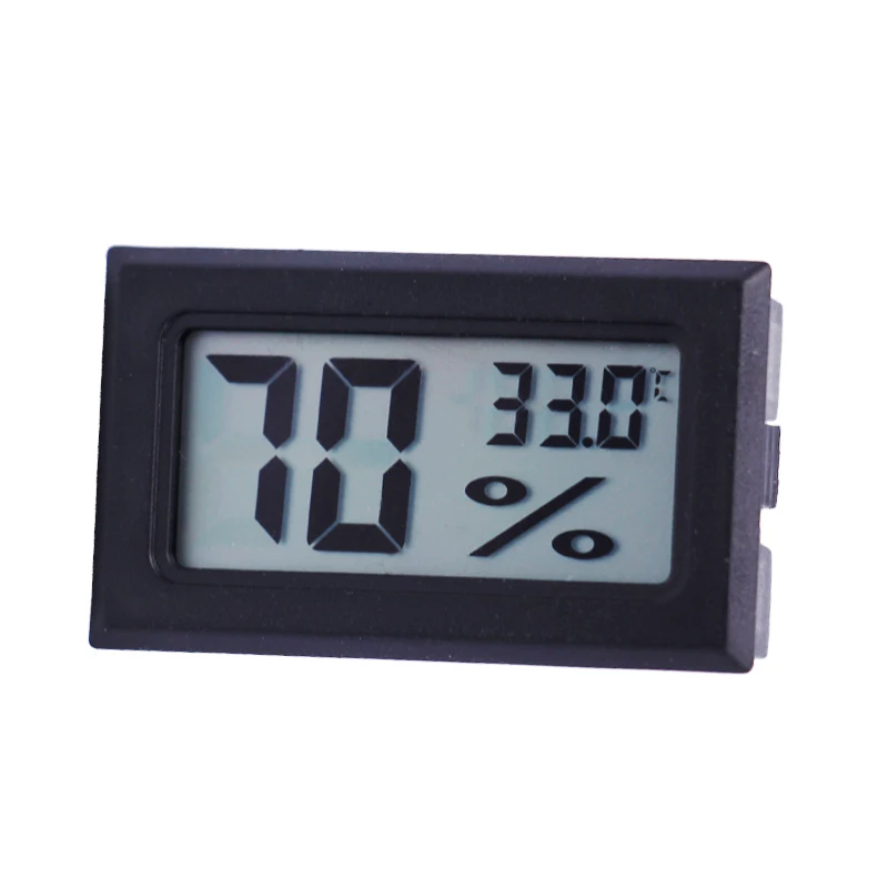 

Mini Digital Temperature Humidity Meter Gauge Thermometer Hygrometer LCD Degree Celsius(C) Display White Black 20%off