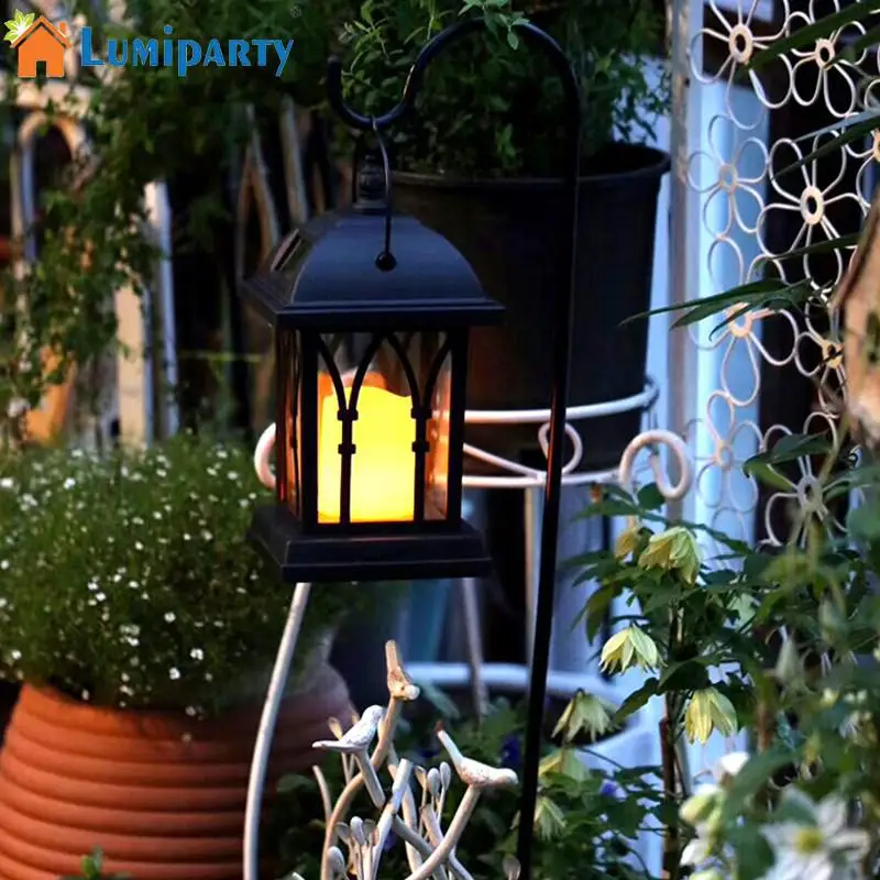 

Adeeing Powered Garden Landscape Lamp with Candle Effect Intelligent Light Control Amorphous Silicon Night Light