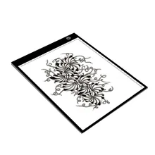 A4 ультра-тонкий Портативный светодиодный световой короб Tracer USB Мощность кабель световая витрина с регулируемой яркостью светодиодный ремесла трассировочный свет Pad световой короб для художников