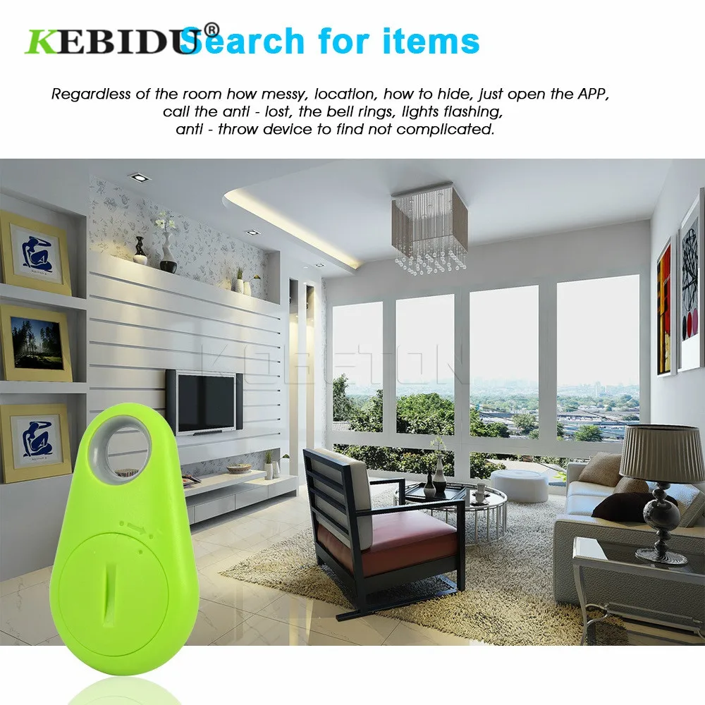 Kebidu Анти-потеря сигнализации смарт-тег беспроводной Bluetooth трекер Детская сумка кошелек ключ искатель gps локатор анти-потеря сигнализации