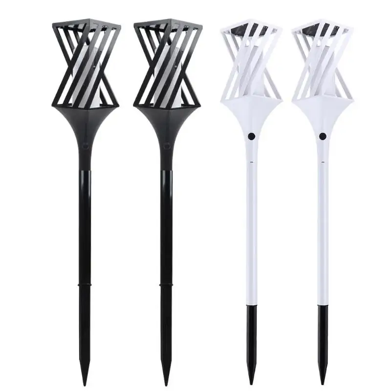 

2PCS 96 LED 11LM Solar Power Waterproof Bright Flame Flickering Effect Lamp Torch Lawn Night Light Outdoor Garden Decoration
