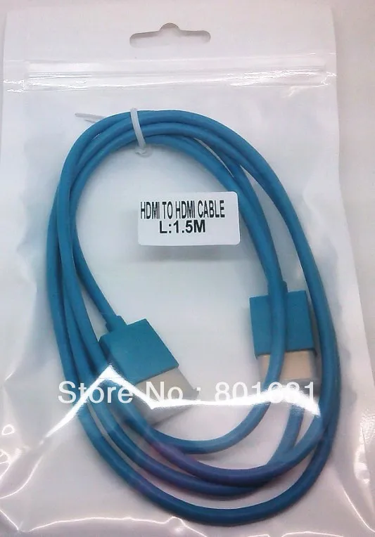 

KUYiA Free Shipping Tracking Number 1.5m HDMI V1.4 AV Cable High Speed 3D Full HD 1080P #21058