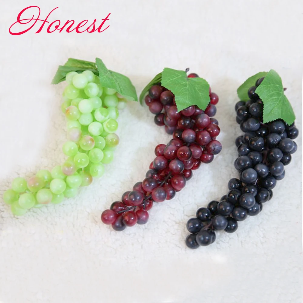 

4pcs artificial fruit Plastic Fake Fruit artifical grapes&artificial plastic fake simulated grapes