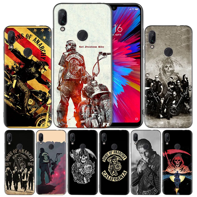 

Sons of Anarchy TV Silicone Case Cover for Xiaomi Redmi Note 7 7A 7S K20 Y3 6 6A S2 GO 5X 6X Mi A1 A2 8 9T Play Lite Pro Poco F1