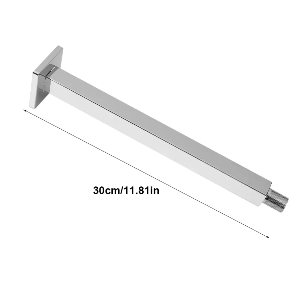 201, нержавеющая сталь, квадратный потолок, дождевой Душ, удлинитель, настенный, для ванной комнаты, для душа, крепление на руку, основание, держатель для душевой головки