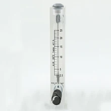 2,5-25 м3/ч 1/" с британской конической трубной наружной резьбой панель ПММА Тип газ Поплавковый расходомер воздушный ротаметр расходомер с регулируемым клапаном