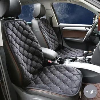 

1PCS 12V Heated Auto Seat Cover Seat Cushion Carbon Fiber Heating Warmer Seat Cover Winter Household Seat Cushion Car Interior