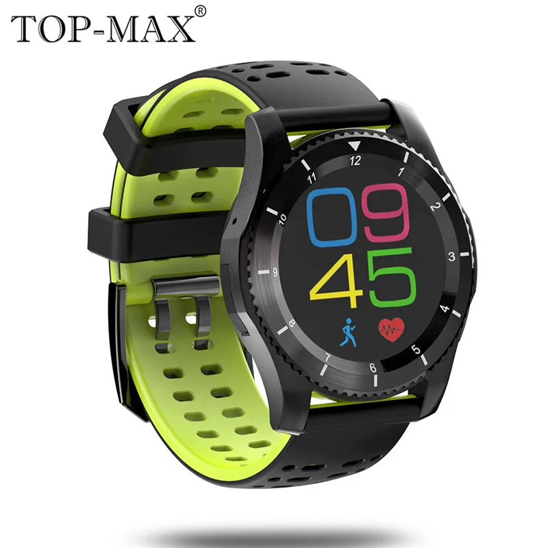 

TOP-MAX GS8 Sport Smart Watch Support Bluetooth 4.0 Heart Rate Blood Pressure Monitor SIM Card Call Message Reminder Smartwatch