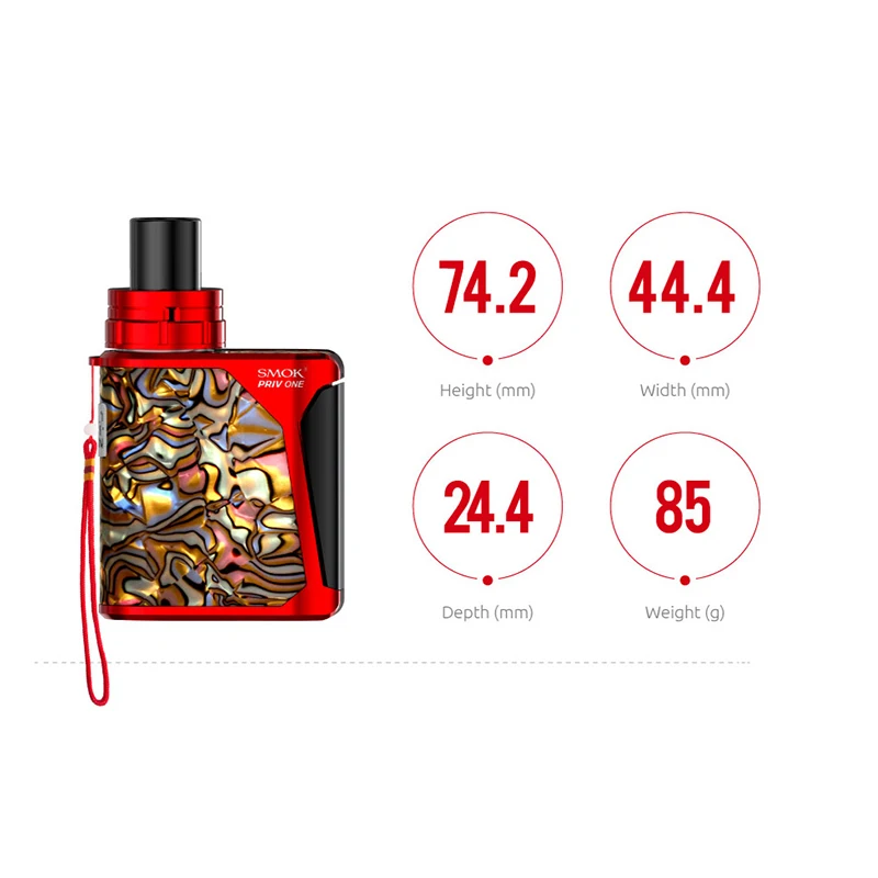 Электронная сигарета SMOK Priv One Kit вейп ручка испаритель мини механический бокс мод