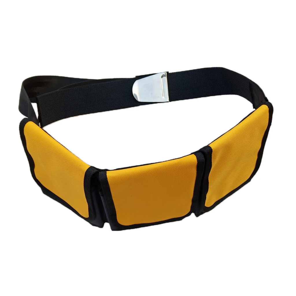MagiDeal Scuba Diving 3 4 5 Pockets Weight Belt Heavy Duty Waist Strap Gear for Snorkeling Free Diving Spear Fishing  
