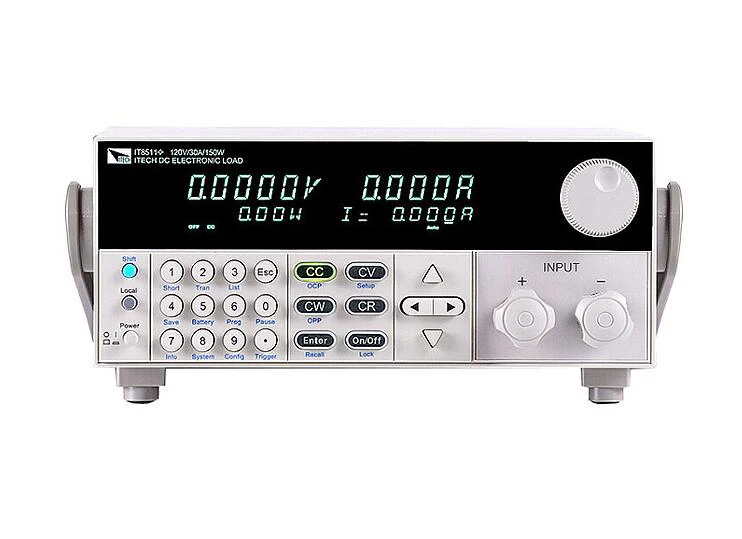 

ITECH IT8511+ 120V/30A/150W Single-Channel Programmable DC Electronic Load