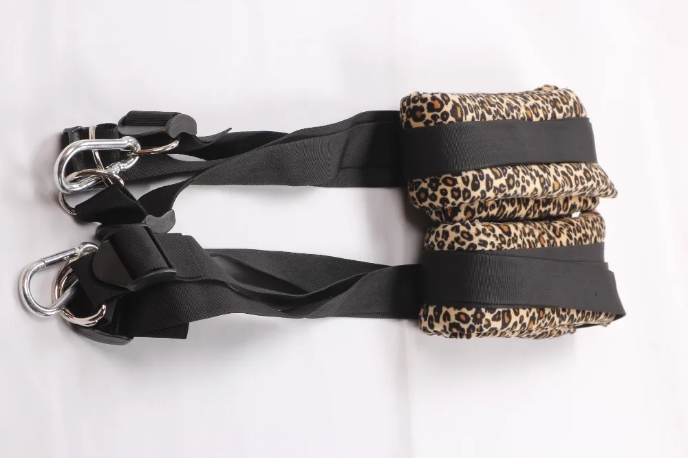 Sexy leopard print sex swing novelty toy hanging swing chair, sex toys for couples furniture, shop adult toys.