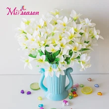 18 голов/Букет искусственная лилия цветы свадебные декоративные цветы Калла лилия Искусственные нарциссы цветы вечерние аксессуары для декора