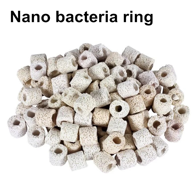 12 видов керамических биохимических колец, био-фильтр для аквариума, аксессуары для аквариума, внешний внутренний фильтр - Цвет: nano bacteria ring