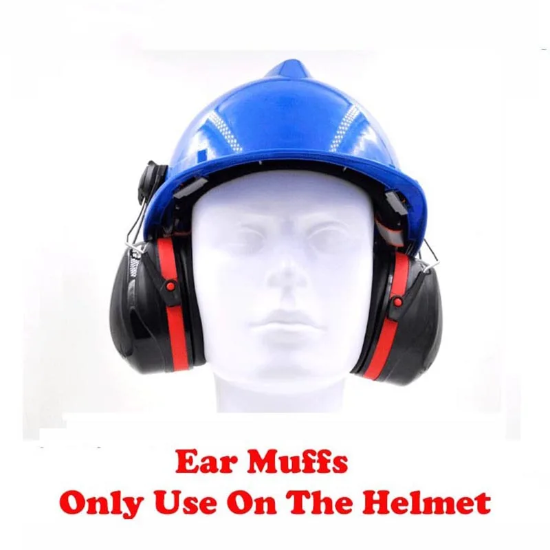 Helmet type Anti Noise Earmuff Ears Protection Hearing Protector