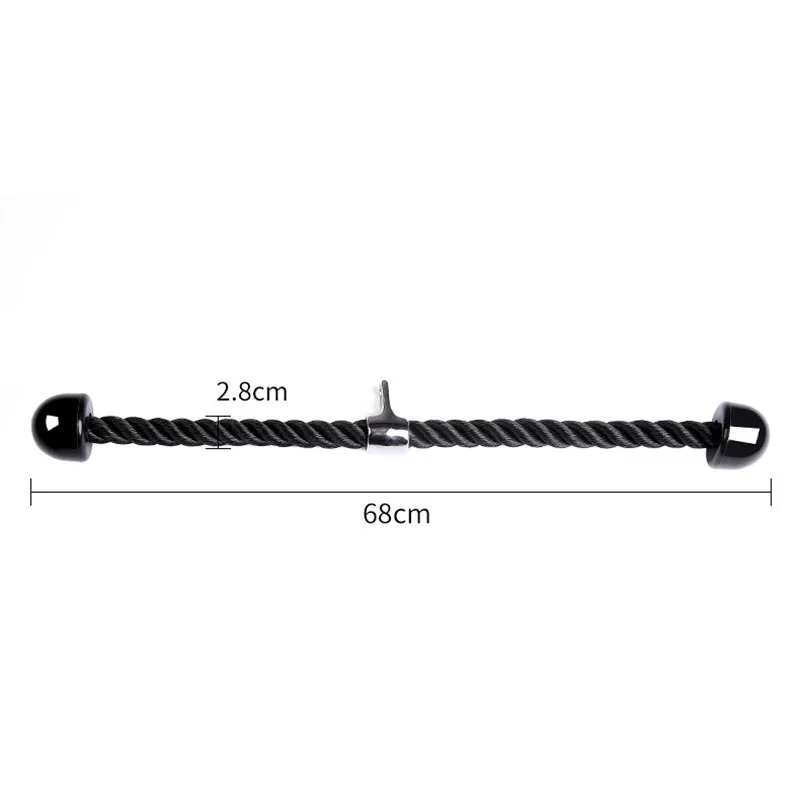 Канат для трицепса штангой Делюкс тянуть канаты эспандерами v-образный закрытые ручки вложения бодибилдинг тренажерный зал дома Фитнес
