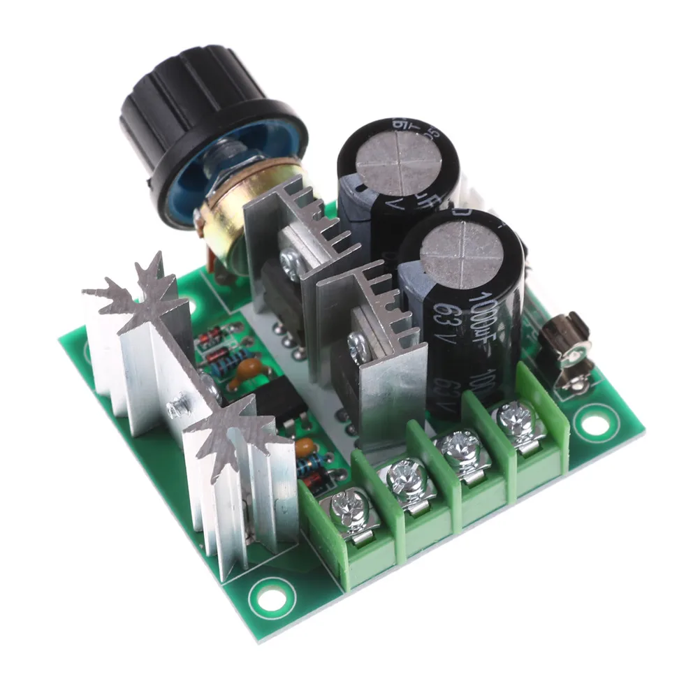 Регулируемый Модуль привода PWM 12V ~ 40V 10A контроллер скорости двигателя