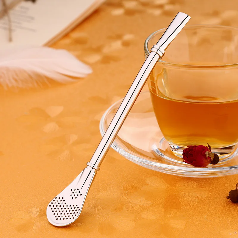 

Yerba Mate Stainless Steel Straw Metal Filter Drinking Straw Reusable Eco-Friendly Bombilla Tea Tools Bar Accessories Hot New