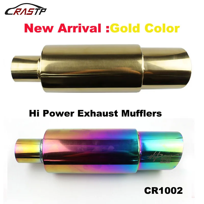Prix pour Neo chrome salut puissance universelle 304 tuyau d'échappement en acier inoxydable racing bout de silencieux de voiture tuyau d'échappement rs-cr1002 Prix pour Neo chrome salut puissance universelle 304 tuyau d'échappement en acier inoxydable racing bout de silencieux de voiture tuyau d'échappement rs-cr1002