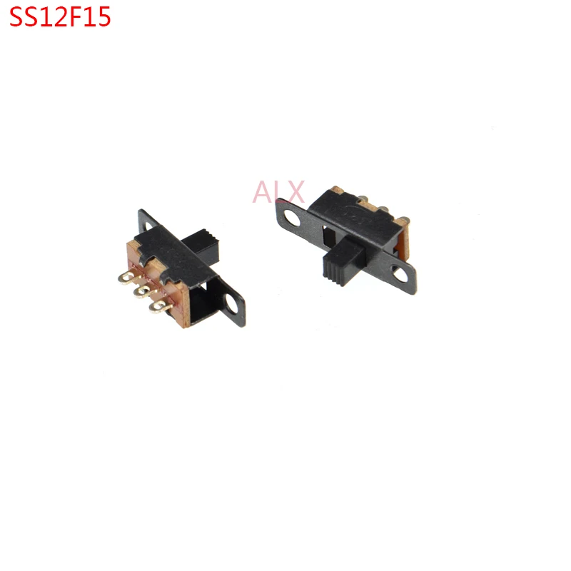 20 шт. SS12F15 тумблер 3PIN 1P2T ручка высокого 4 мм скользящий переключатель |