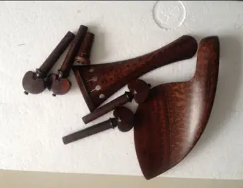 

1 set high quality Snakewood violin fittings 4/4, violin parts accessorie