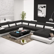 0413-G8003 мебель для дома гостиной современный кожаный диван по хорошей цене